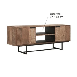 TV-meubel Teak Hout -BEPUREHOME Winkel 3 6