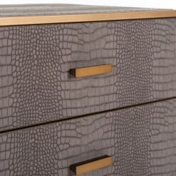 Nachtkastje Slangenleer Met Goud -BEPUREHOME Winkel 7534 5