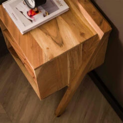 Voorkant -BEPUREHOME Winkel acaciahouten nachtkastje open vak spello giani 02