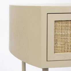 Beige Nachtkastje Met Rotan Lade -BEPUREHOME Winkel beige nachtkastje met rotan lade amaya bodio 03