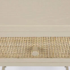 Beige Nachtkastje Met Rotan Lade -BEPUREHOME Winkel beige nachtkastje met rotan lade amaya bodio 04