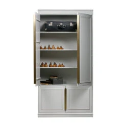 BePureHome Opbergkast Met Lambrisering -BEPUREHOME Winkel bepure organize witte bergkast met legplanken 06 1