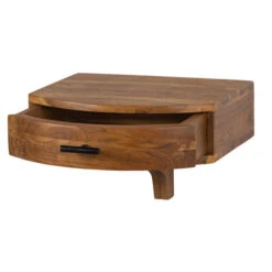 BePureHome Hangend Nachtkastje Van Hout 11 BePureHome Hangend Nachtkastje Van Hout -BEPUREHOME Winkel bepurehome boudoir hangend nachtkastje van hout bruin 02 1