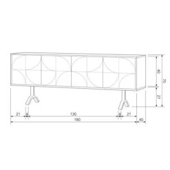 BePureHome Dressoir Mangohout Walnoot -BEPUREHOME Winkel bepurehome draw dressoir mangohout walnoot 08