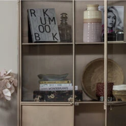 BePureHome Vitrinekast Champagne -BEPUREHOME Winkel bepurehome fossil vitrinekast champagne 04