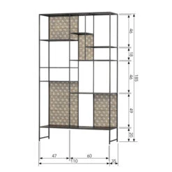 BePureHome Speelse Vakkenkast -BEPUREHOME Winkel bepurehome framed speelse vakkenkast 08