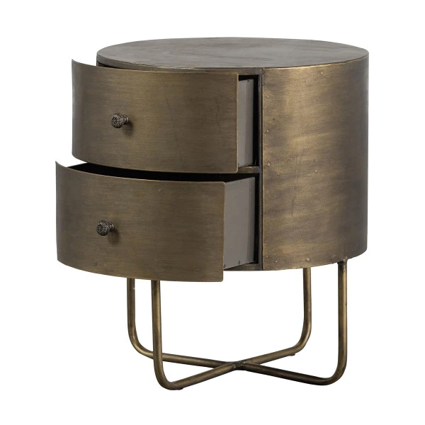BePureHome Rond Nachtkastje Goud 7 BePureHome Rond Nachtkastje Goud - Afbeelding 5