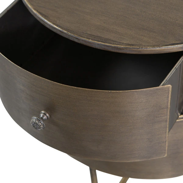 BePureHome Rond Nachtkastje Goud 9 BePureHome Rond Nachtkastje Goud - Afbeelding 7