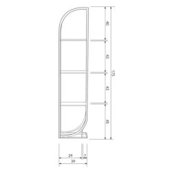 BePureHome Wandrek Antique Brass -BEPUREHOME Winkel bepurehome intense wandrek antique brass 08