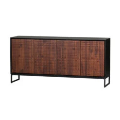 BePureHome Dressoir Walnoot En Zwart -BEPUREHOME Winkel bepurehome nuts dressoir met walnoot en zwart 02