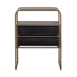 BePureHome Nachtkastje Met 2 Lades 13 BePureHome Nachtkastje Met 2 Lades -BEPUREHOME Winkel bepurehome polite nachtkastje met 2 lades 04