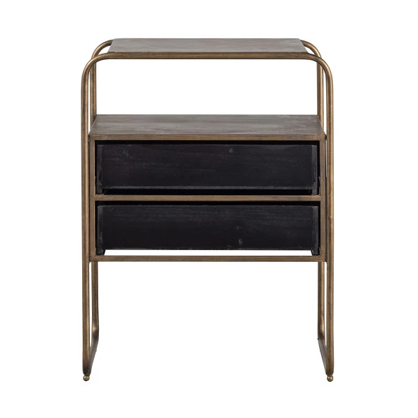 BePureHome Nachtkastje Met 2 Lades 6 BePureHome Nachtkastje Met 2 Lades - Afbeelding 4