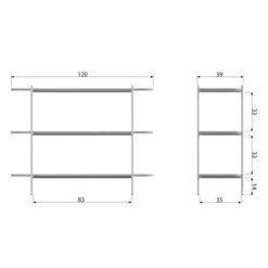 BePureHome Witte Stellingkast Ovaal -BEPUREHOME Winkel bepurehome tender witte stellingkast ovaal 6