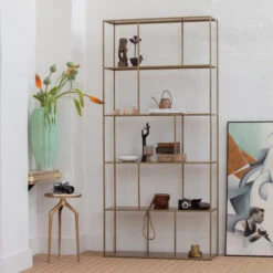 BePureHome Stellingkast Van Antiek Messing -BEPUREHOME Winkel bepurehome valued stellingkast van antiek messing 03