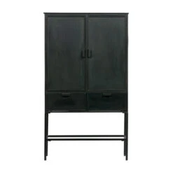 BePureHome IJzeren Wandkast Zwart