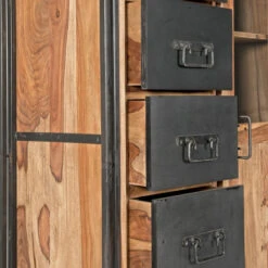 Wandkast Sheesham Hout -BEPUREHOME Winkel bergkast met laden lavis havel 03 800x800 1