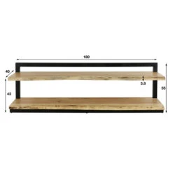 Boomstam Acaciahouten Tv-meubel -BEPUREHOME Winkel boomstam acaciahouten tv meubel edge giani 04