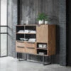 Hoog Dressoir Teak Hout -BEPUREHOME Winkel d bodhi odeon hoog dressoir van teakhout 03