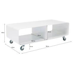 Verrijdbaar Tv Meubel Wit -BEPUREHOME Winkel design tv meubel mobil wit 01 1