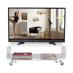 Verrijdbaar Tv Meubel Wit -BEPUREHOME Winkel design tv meubel mobil wit 02
