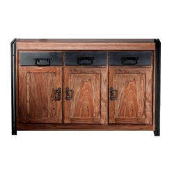 Dressoir Van Sheesham Hout 3-deurs 8 Dressoir Van Sheesham Hout 3-deurs -BEPUREHOME Winkel dressoir lavis havel 3d 800x800 1