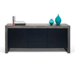 Dressoir Betonlook Met Deuren En Laden -BEPUREHOME Winkel dressoir betonlook tundo antenor 2d 05 800x800 1