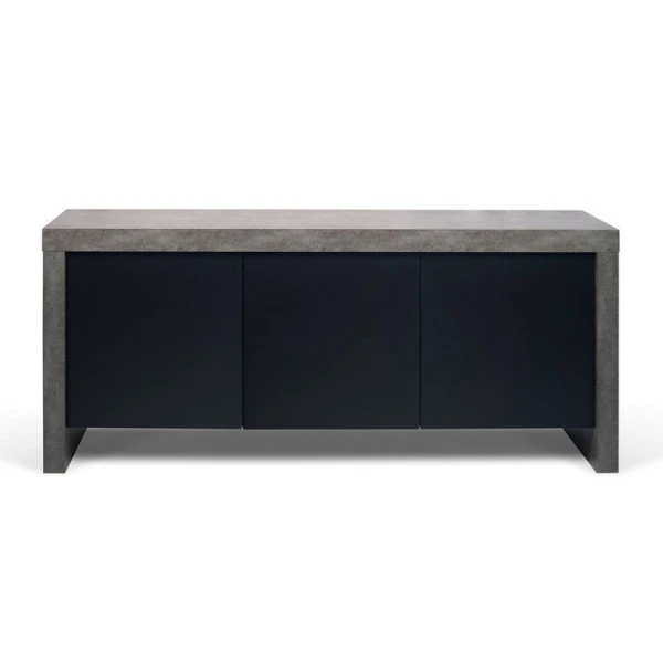 Dressoir Betonlook Met Deuren 3 Dressoir Betonlook Met Deuren