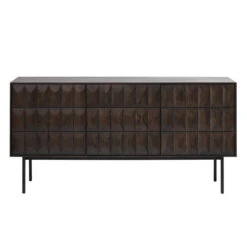 Dressoir Kast Donkerbruin -BEPUREHOME Winkel dressoir kast donkerbruin bodio curb 01