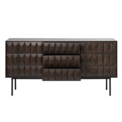 Dressoir Kast Donkerbruin -BEPUREHOME Winkel dressoir kast donkerbruin bodio curb 03