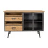 Dressoir Hout En Metaal -BEPUREHOME Winkel dressoir metaal en hout damian lumz home 02