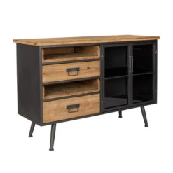 Dressoir Hout En Metaal -BEPUREHOME Winkel dressoir metaal en hout damian lumz home 03