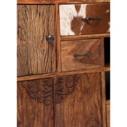 Houten Dressoir Met Koeienhuid -BEPUREHOME Winkel dressoir rodeo kare design 03 800x800 1