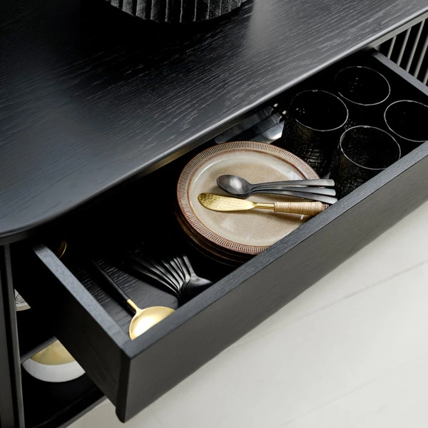 Dressoir Zwart 6 Dressoir Zwart - Afbeelding 4