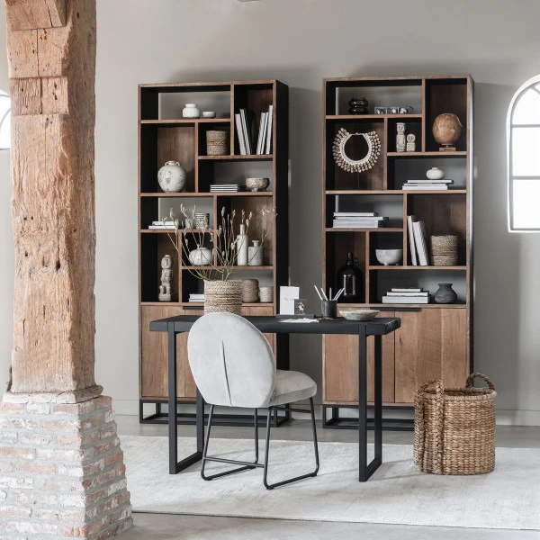 Hoge Vakkenkast Teakhout 8 Hoge Vakkenkast Teakhout - Afbeelding 6