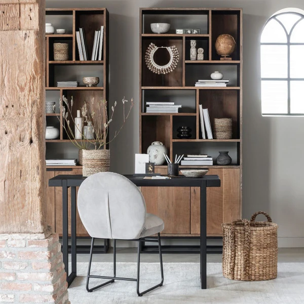 Hoge Vakkenkast Teakhout 10 Hoge Vakkenkast Teakhout - Afbeelding 8