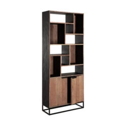 Hoge Vakkenkast Teakhout 13 Hoge Vakkenkast Teakhout -BEPUREHOME Winkel dtp home cosmo hoge vakkenkast teakhout 05