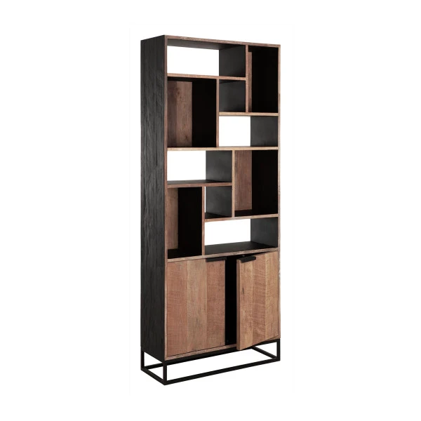 Hoge Vakkenkast Teakhout 6 Hoge Vakkenkast Teakhout - Afbeelding 4