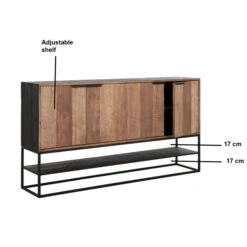 Groot Dressoir Teak Hout -BEPUREHOME Winkel dtp home cosmo houten dressoir no 04