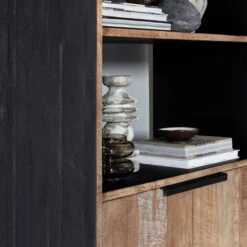 Teak Boekenkast Met Deuren 17 Teak Boekenkast Met Deuren -BEPUREHOME Winkel dtp home cosmo teak boekenkast met deuren 04