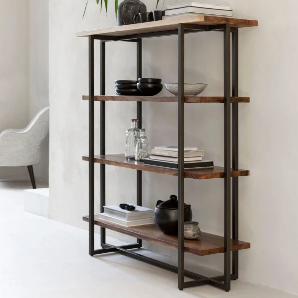 Stellingkast Van Suar Hout 11 Stellingkast Van Suar Hout - Afbeelding 9