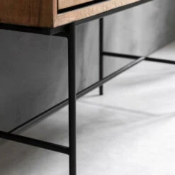 Hoge Wandkast Teakhout -BEPUREHOME Winkel dtp home metropole hoge wandkast teakhout 04