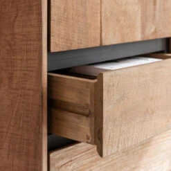 Hoge Wandkast Teakhout -BEPUREHOME Winkel dtp home metropole hoge wandkast teakhout 05