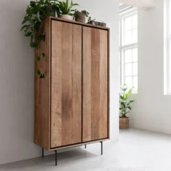 Teakhouten Wandkast -BEPUREHOME Winkel dtp home metropole teakhouten wandkast 07