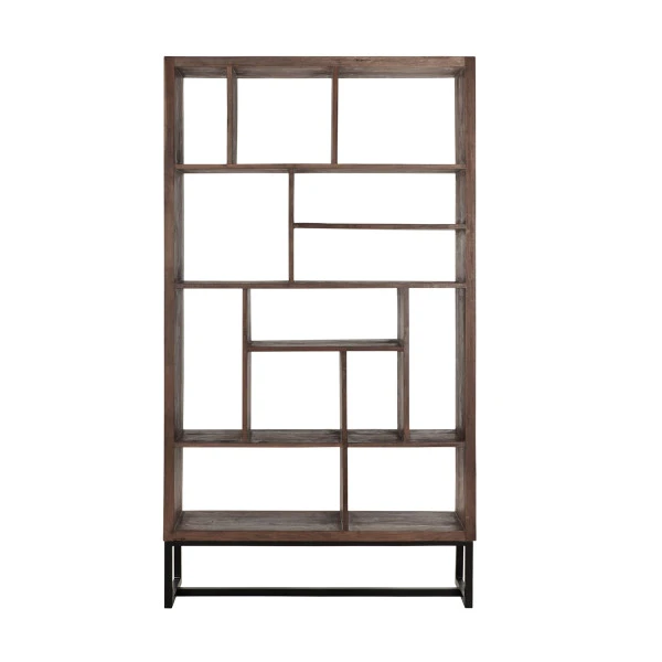 Open Vakkenkast Hout 3 Open Vakkenkast Hout