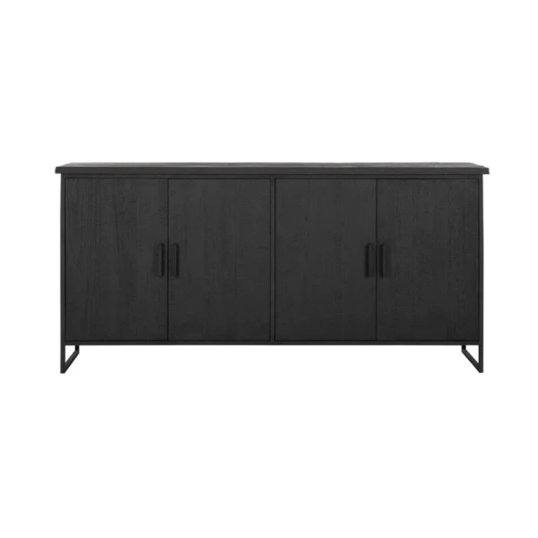 Groot Dressoir Zwart Teak 3 Groot Dressoir Zwart Teak