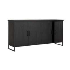 Groot Dressoir Zwart Teak 7 Groot Dressoir Zwart Teak -BEPUREHOME Winkel dtp home timeless black zwart dresoir beam no. 1 03