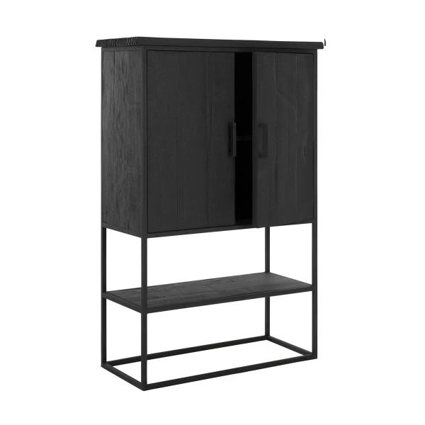 Zwarte Bergkast Teak Small 6 Zwarte Bergkast Teak Small - Afbeelding 4