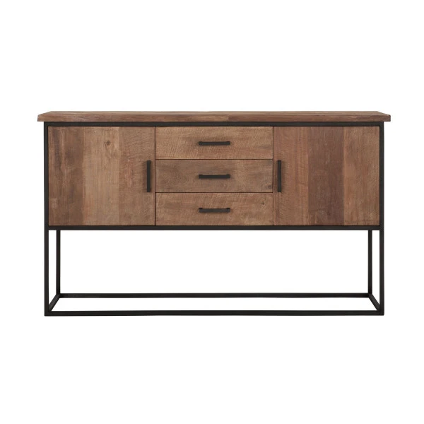 Teak Dressoir Industrieel Design 7 Teak Dressoir Industrieel Design - Afbeelding 5