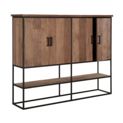 Bergkast Teakhout Large -BEPUREHOME Winkel dtp home timeless wandkast beam groot 03