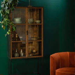 Houten Vitrinekast Industrieel 18 Houten Vitrinekast Industrieel -BEPUREHOME Winkel dutchbone berlin houten vitrinekast industrieel 02